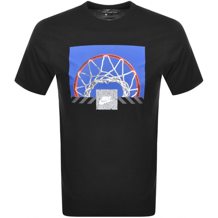 Alternative Image for ProductNike Logo Crew Neck T Shirt Black1